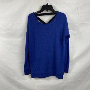 Flirtitude Active Long-Sleeve Light-weight Blue Sweater Size XS